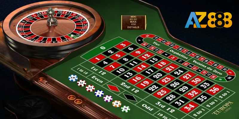 Trải nghiệm roulette casino az888